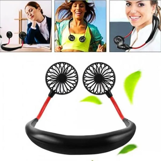 Hands Free Portable Neck Fan-Rechargeable